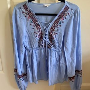 Long sleeve blouse